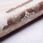 菱形豎紋壁布歐式高精密無紡布墻紙閃亮金絲無縫墻布廠家