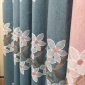 定制十里桃花毛巾繡窗簾窗紗竹節(jié)麻絲絨麻廠家批發(fā)可零剪