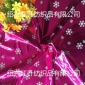 針織燙金布 雪花燙金 圣誕帽面料 舞臺服飾工藝禮品布 圣誕布