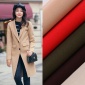 2017新款龍鳳呢 粗紡素色羊毛呢面料 秋冬長款大衣外套女裝布料