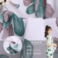 純棉雙層紗布縐布 泡泡紗布料印花面料 家居服睡衣月子服面料