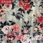 廠家現(xiàn)貨 仿真絲白牡丹絲絨面料 家紡服裝用料錦絨爛花絨布
